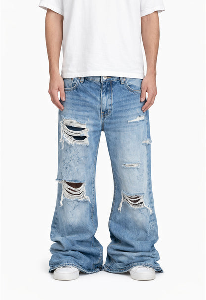 UNDEVELOPED AZUL DESTRUCTION DENIM - AVBL MRKT (2)