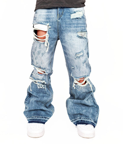 UNDEVELOPED AZUL DESTRUCTION DENIM - AVBL MRKT (3)