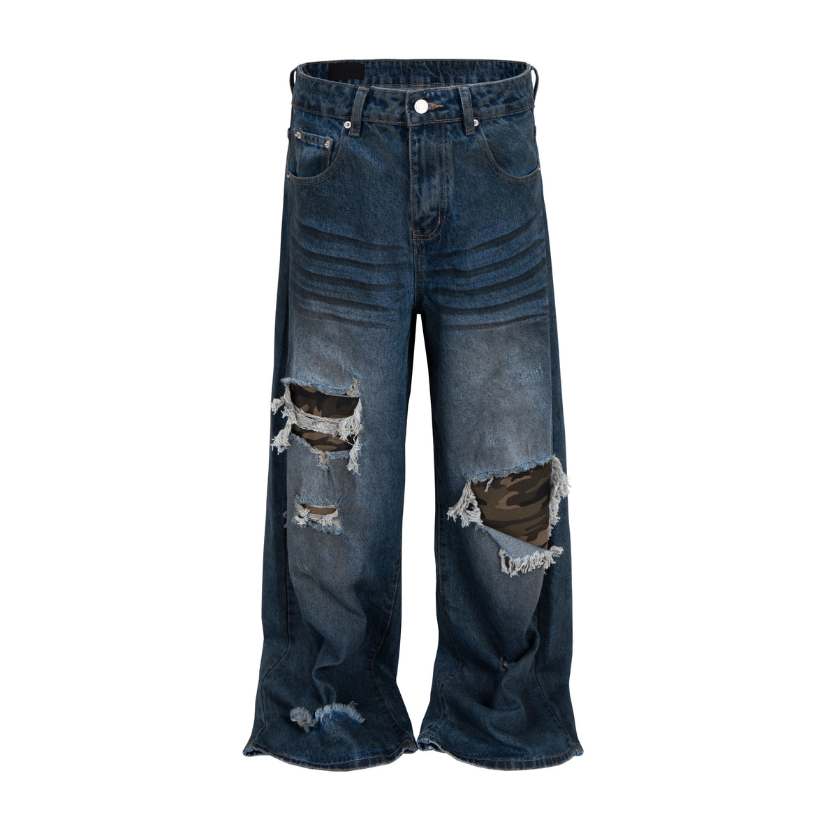 UNDEVELOPED AZUL DISTRESSED CAMO PATCHWORK DENIM - AVBL MRKT (1)