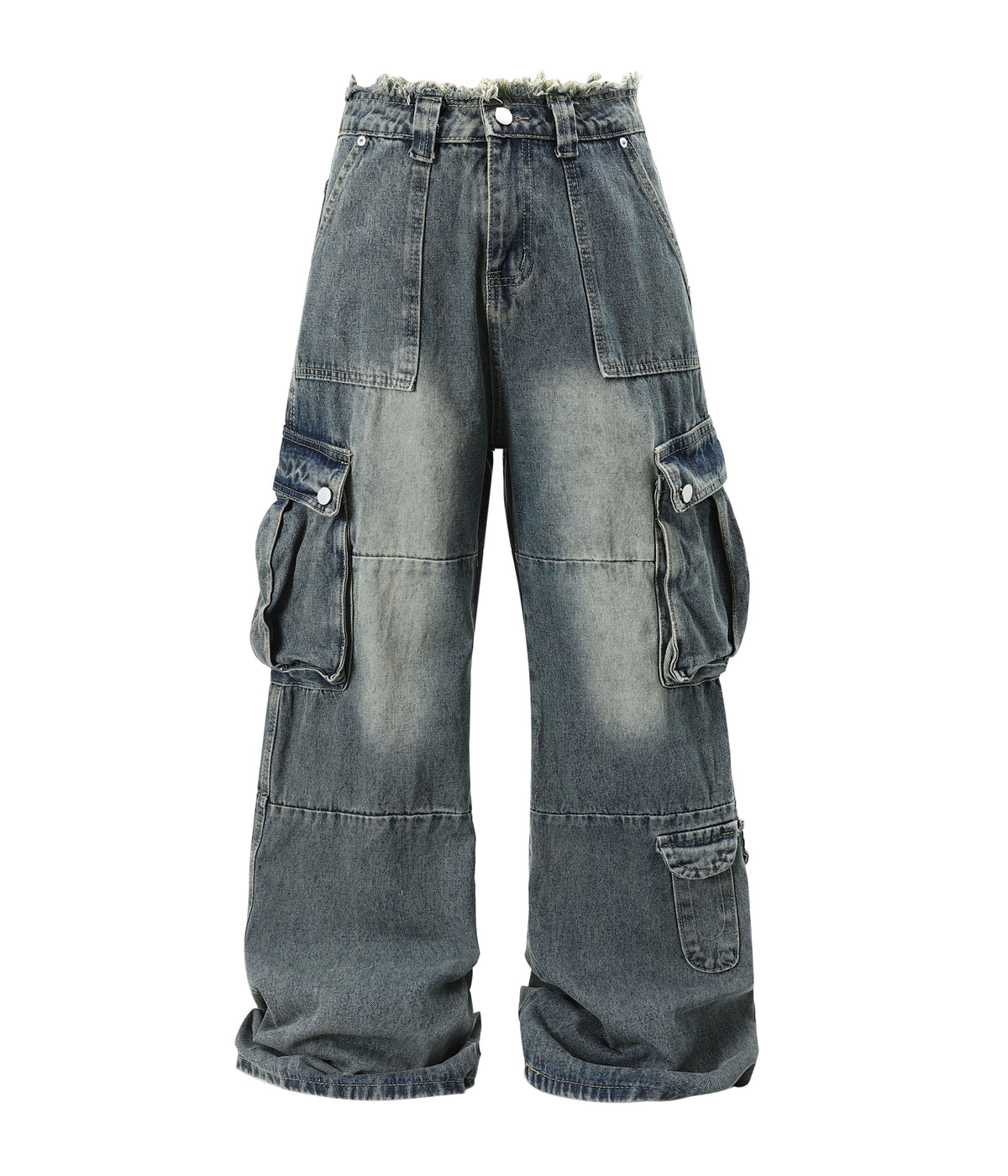 UNDEVELOPED AZUL DISTRESSED CARGO DENIM - AVBL MRKT (1)