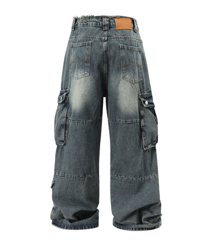 UNDEVELOPED AZUL DISTRESSED CARGO DENIM - AVBL MRKT (2)
