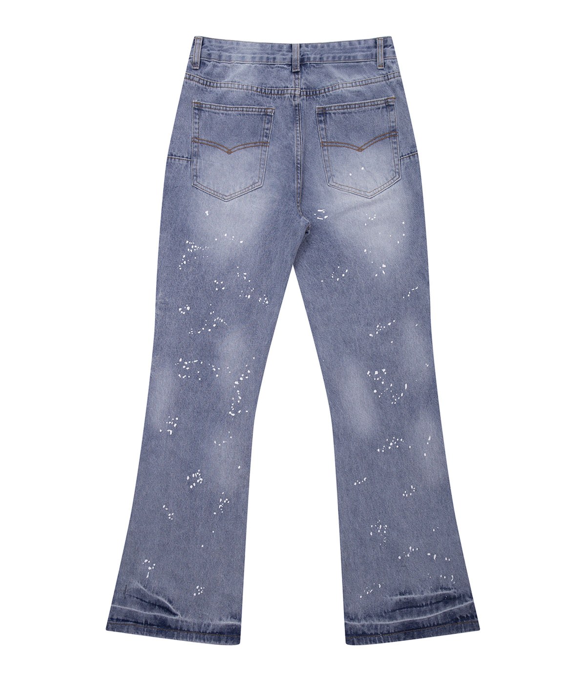UNDEVELOPED AZUL DISTRESSED SPLIT FLARE DENIM - AVBL MRKT (3)
