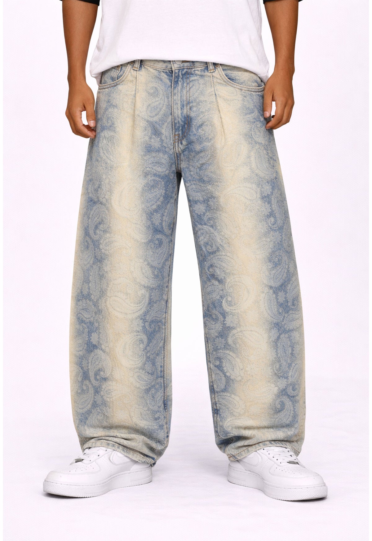 UNDEVELOPED AZUL PAISLEY DENIM - AVBL MRKT (2)