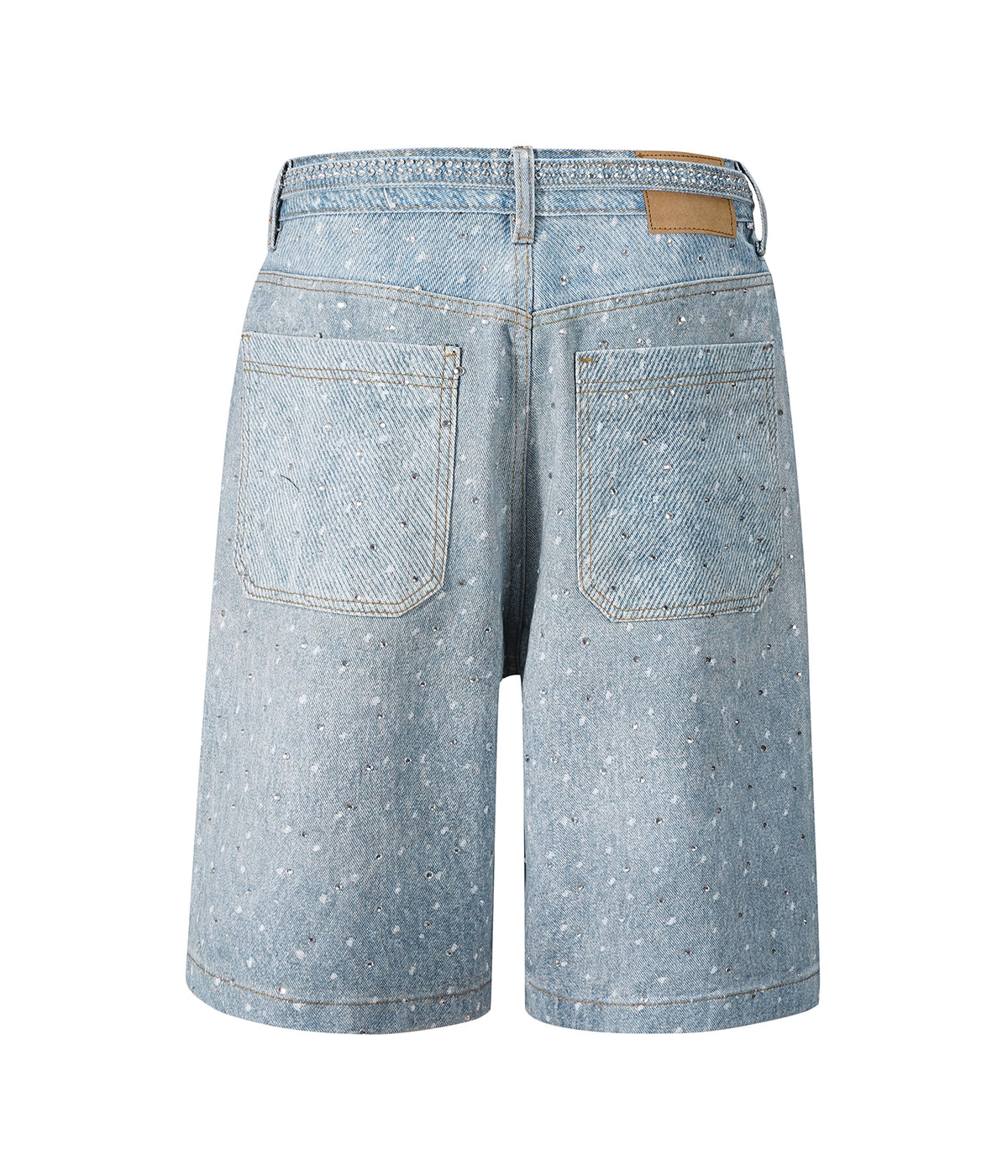 UNDEVELOPED AZUL RHINESTONE SHORTS - AVBL MRKT (3)