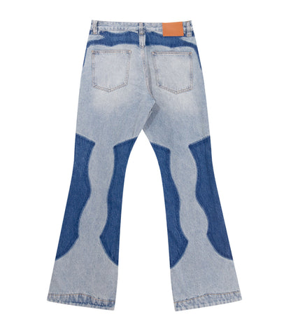 UNDEVELOPED AZUL SPLIT PATCHWORK DENIM - AVBL MRKT (3)
