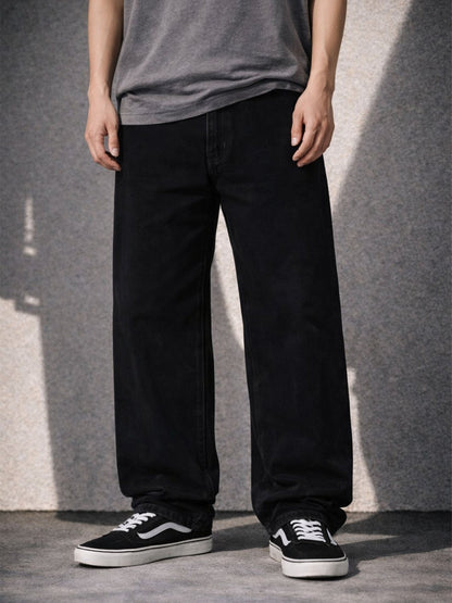 UNDEVELOPED BLACK RELAXED DENIM [STRETCH] - AVBL MRKT (2)