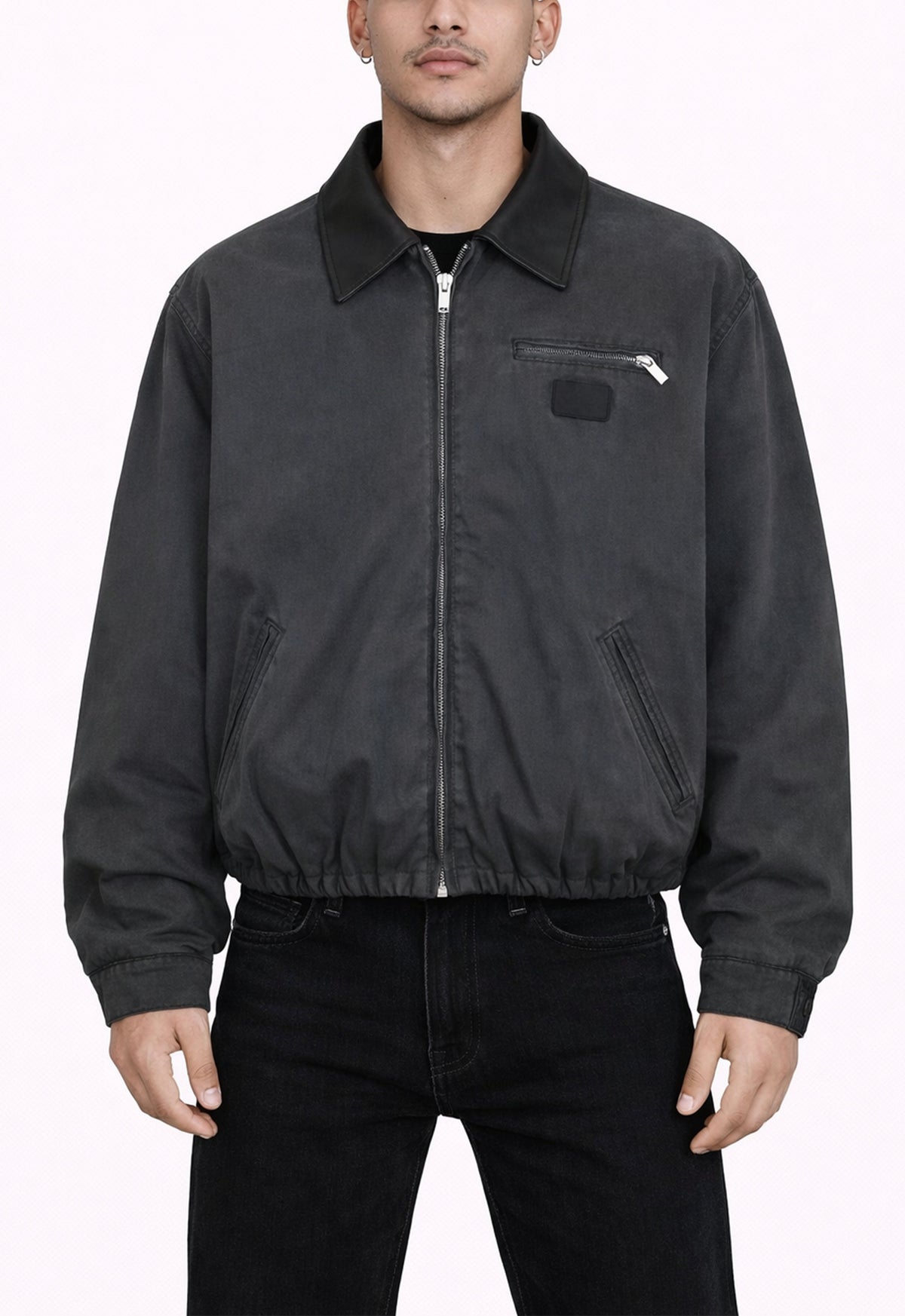 UNDEVELOPED BLACK VINTAGE HUNTERS JACKET - AVBL MRKT (2)