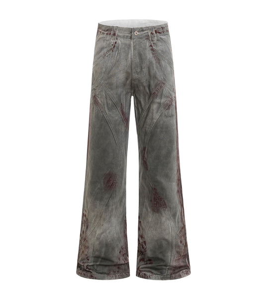UNDEVELOPED BLOODSTAIN FLARE DENIM - AVBL MRKT (1)