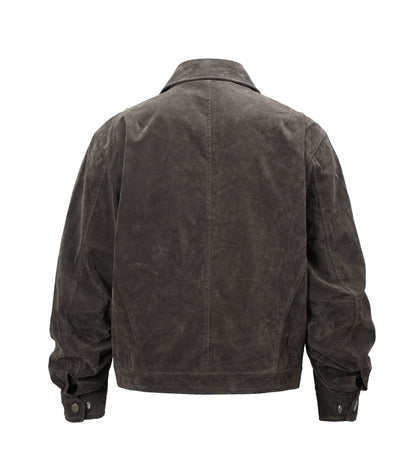 UNDEVELOPED BROWN SUEDE WORK JACKET - AVBL MRKT (3)
