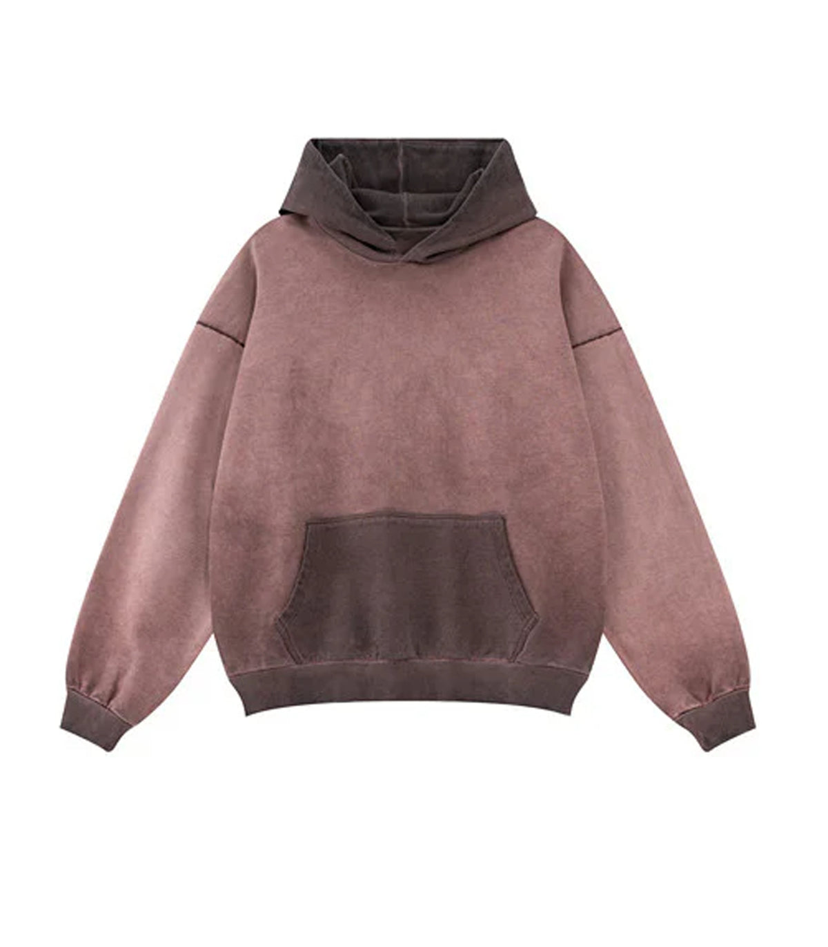 UNDEVELOPED BROWN SUNFADE HOODIE - AVBL MRKT (1)