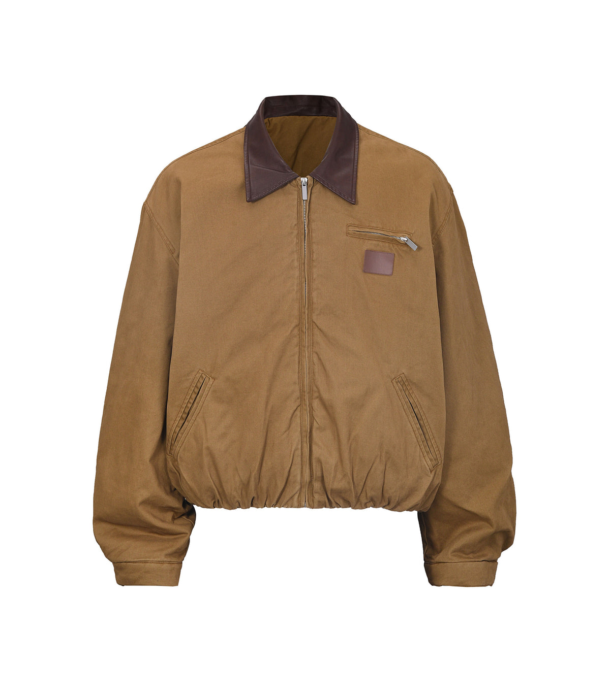 UNDEVELOPED BROWN VINTAGE HUNTERS JACKET - AVBL MRKT (1)