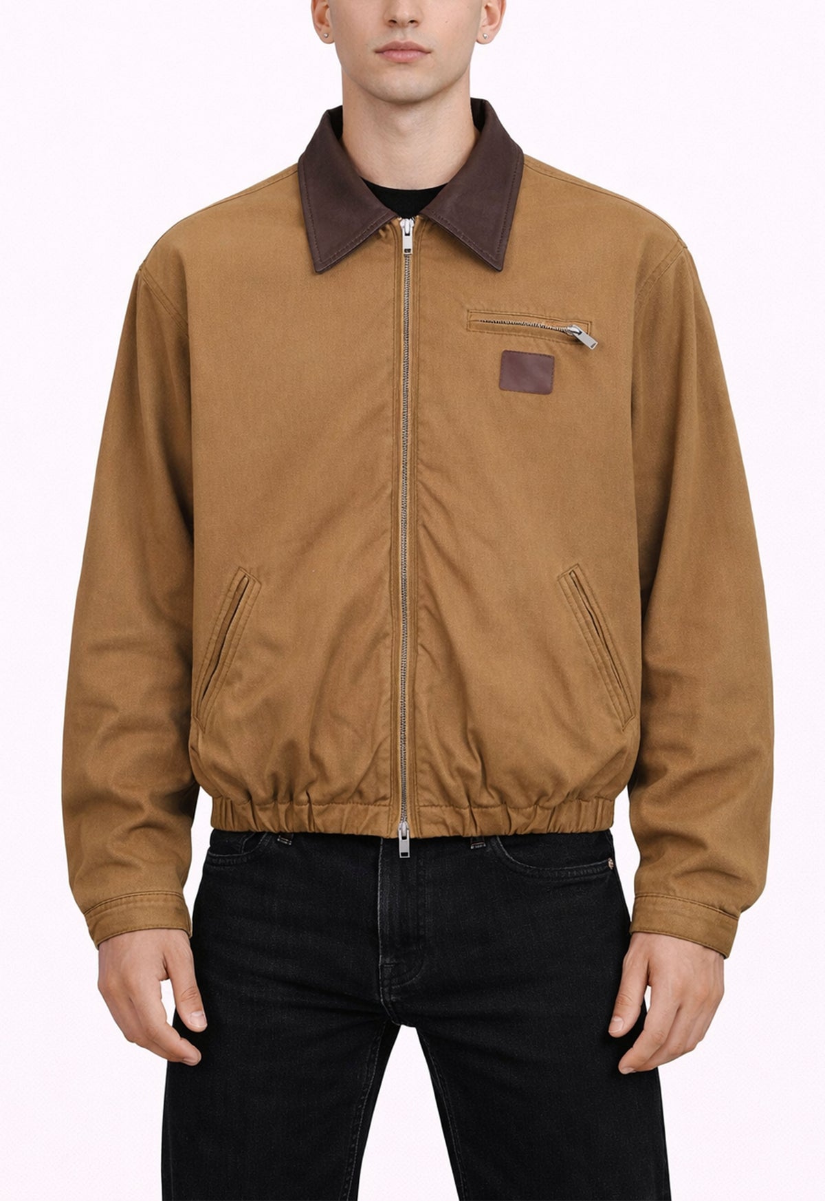 UNDEVELOPED BROWN VINTAGE HUNTERS JACKET - AVBL MRKT (2)