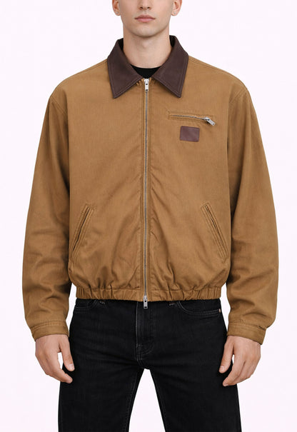 UNDEVELOPED BROWN VINTAGE HUNTERS JACKET - AVBL MRKT (2)