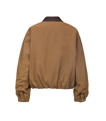UNDEVELOPED BROWN VINTAGE HUNTERS JACKET - AVBL MRKT (3)
