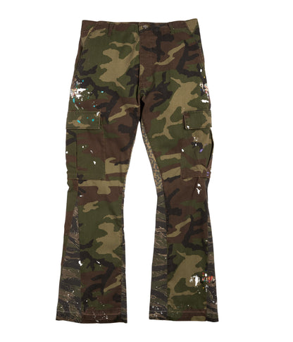 UNDEVELOPED CAMO SPLIT FLARE DENIM - AVBL MRKT (1)