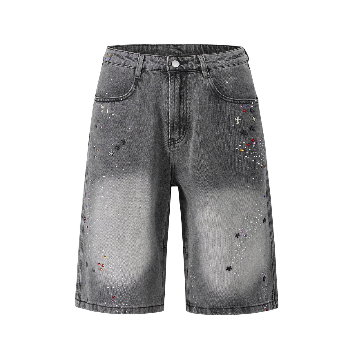 UNDEVELOPED CHARCOAL GEMSTONE SHORTS - AVBL MRKT (1)