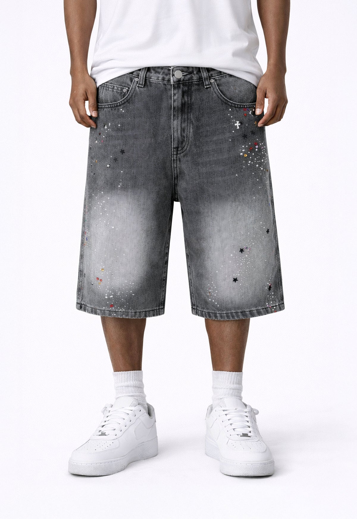 UNDEVELOPED CHARCOAL GEMSTONE SHORTS - AVBL MRKT (1)