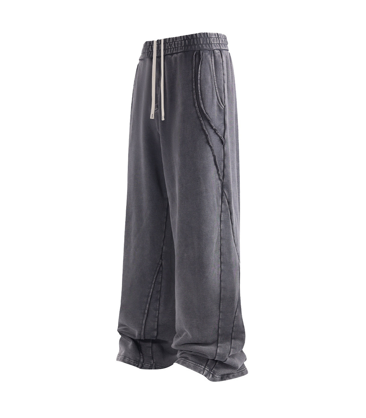 UNDEVELOPED CHARCOAL PANEL SWEATPANTS - AVBL MRKT (3)
