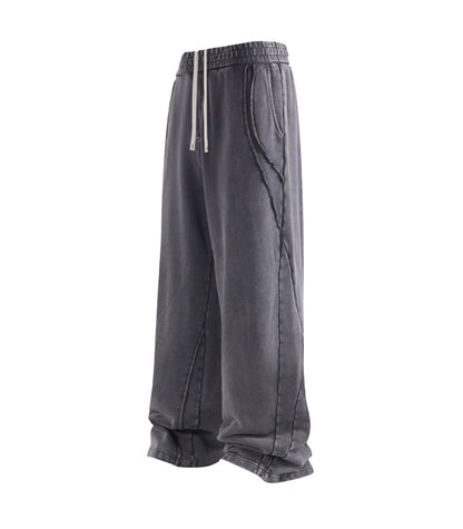 UNDEVELOPED CHARCOAL PANEL SWEATPANTS - AVBL MRKT (3)