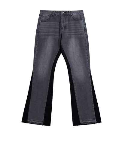 UNDEVELOPED CHARCOAL SPLIT DENIM - AVBL MRKT (1)