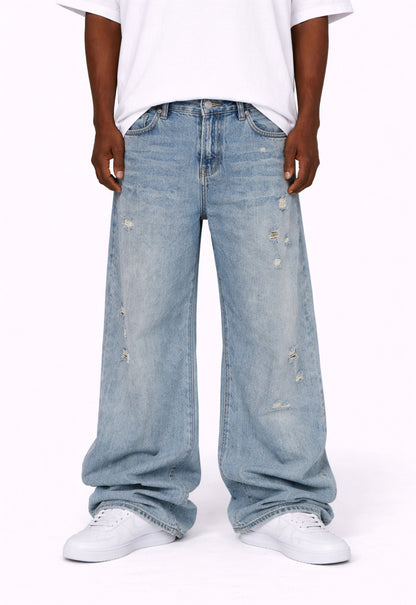 UNDEVELOPED CLASIC LIGHT WASH DENIM - AVBL MRKT (2)