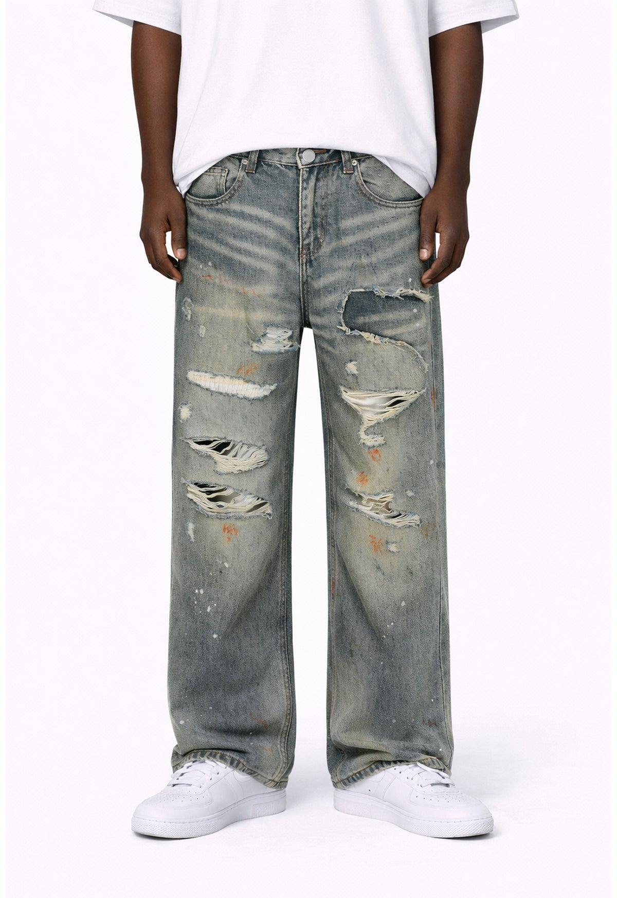 UNDEVELOPED CLASSIC DESTROYED DENIM - AVBL MRKT (2)