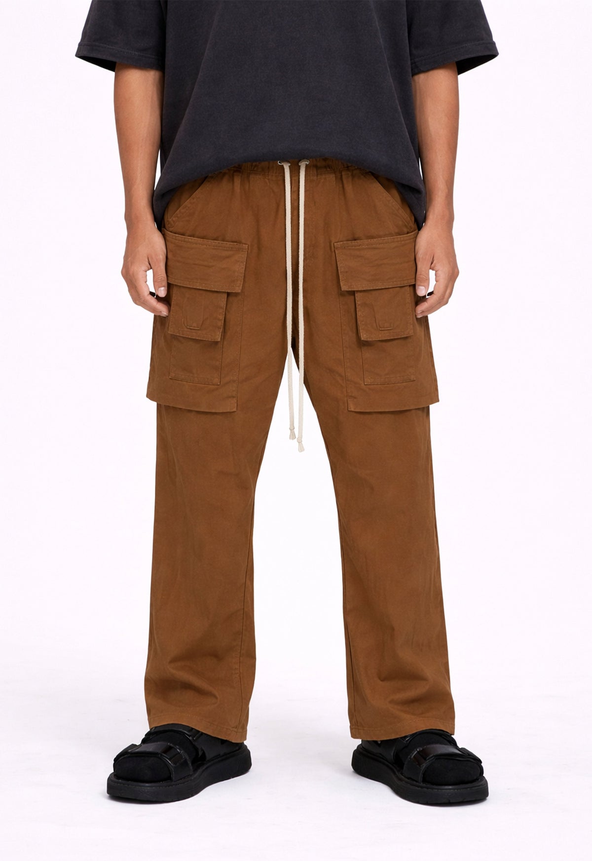 UNDEVELOPED DESERT DROP-CROTCH DRAWSTRING CARGO PANTS - AVBL MRKT (2)