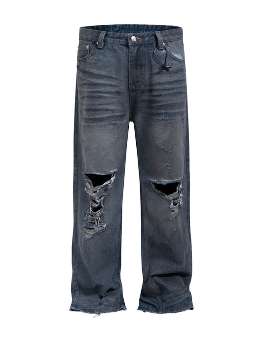 UNDEVELOPED DESTROYED SLIM DENIM - AVBL MRKT (1)