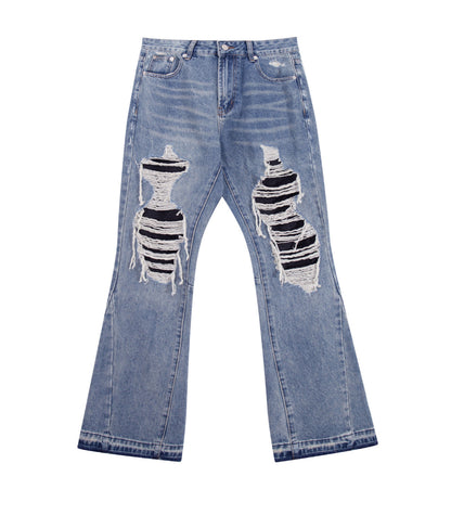 UNDEVELOPED DESTROYED SPLIT DENIM - AVBL MRKT (1)