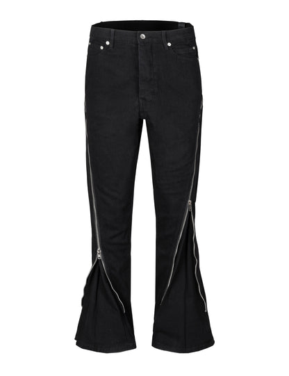 UNDEVELOPED DIAMOND ZIP FLARE DENIM - AVBL MRKT (1)