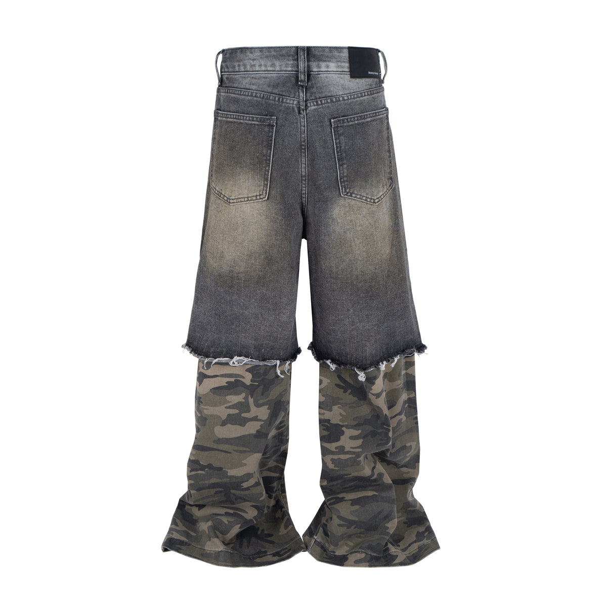 UNDEVELOPED DISTRESSED SPLIT CAMO DENIM - AVBL MRKT (3)