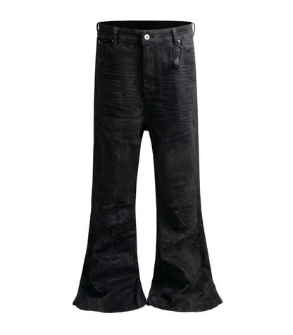 UNDEVELOPED DOUBLE KNEE FLARE DENIM - AVBL MRKT (1)