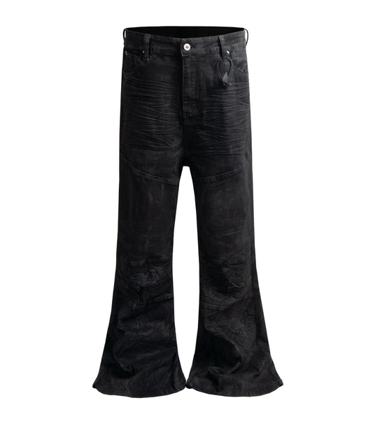 UNDEVELOPED DOUBLE KNEE FLARE DENIM - AVBL MRKT (1)