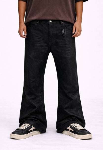 UNDEVELOPED DOUBLE KNEE FLARE DENIM - AVBL MRKT (2)