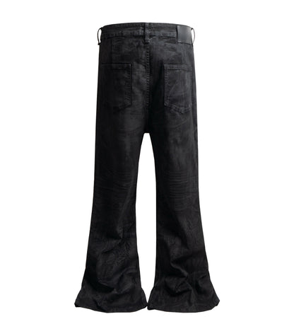 UNDEVELOPED DOUBLE KNEE FLARE DENIM - AVBL MRKT (3)