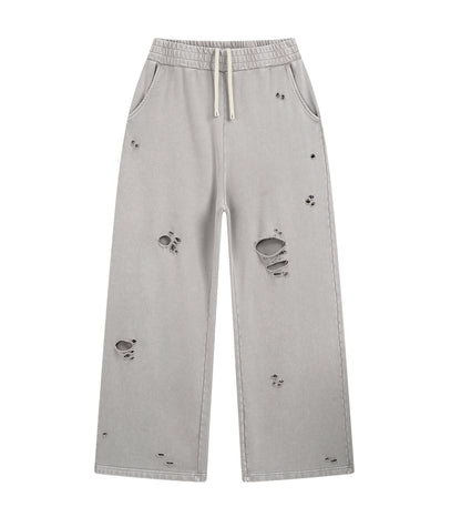 UNDEVELOPED GREY DESTROYED SWEATPANTS - AVBL MRKT (1)