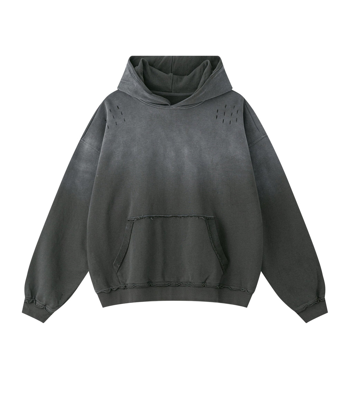 UNDEVELOPED GREY DISTRESSED HOODIE - AVBL MRKT (1)