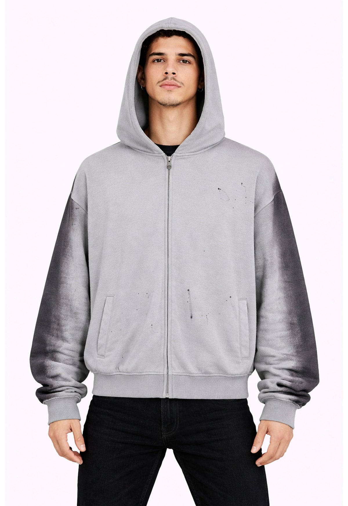 UNDEVELOPED GREY PAINTERS HOODIE - AVBL MRKT (2)