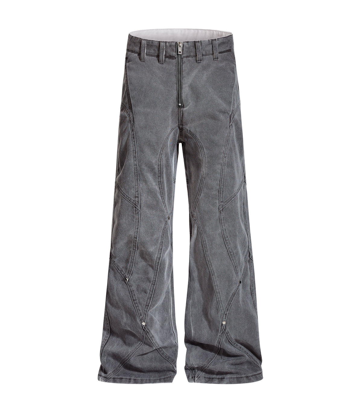 UNDEVELOPED GREY PANEL DENIM - AVBL MRKT (1)