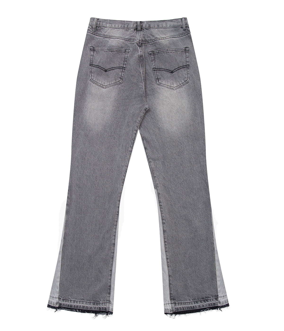 UNDEVELOPED GREY SPLIT FLARE DENIM - AVBL MRKT (3)