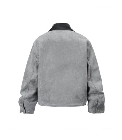 UNDEVELOPED GREY SUEDE WORK JACKET - AVBL MRKT (3)