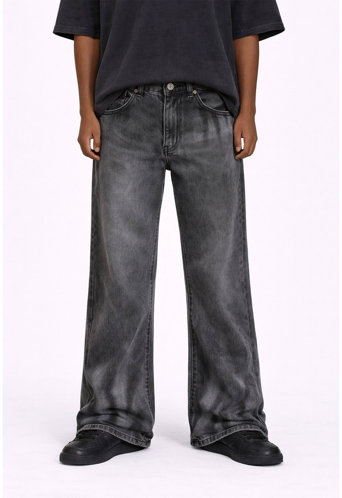 UNDEVELOPED GREY VINTAGE FLARE DENIM - AVBL MRKT (2)