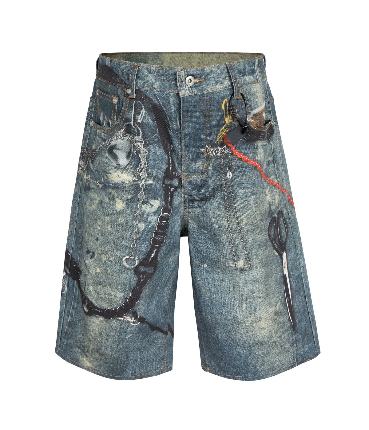 UNDEVELOPED HARDWARE DENIM SHORTS - AVBL MRKT (1)