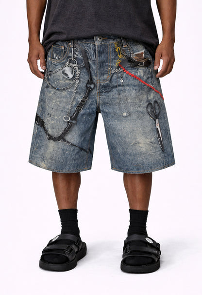 UNDEVELOPED HARDWARE DENIM SHORTS - AVBL MRKT (2)