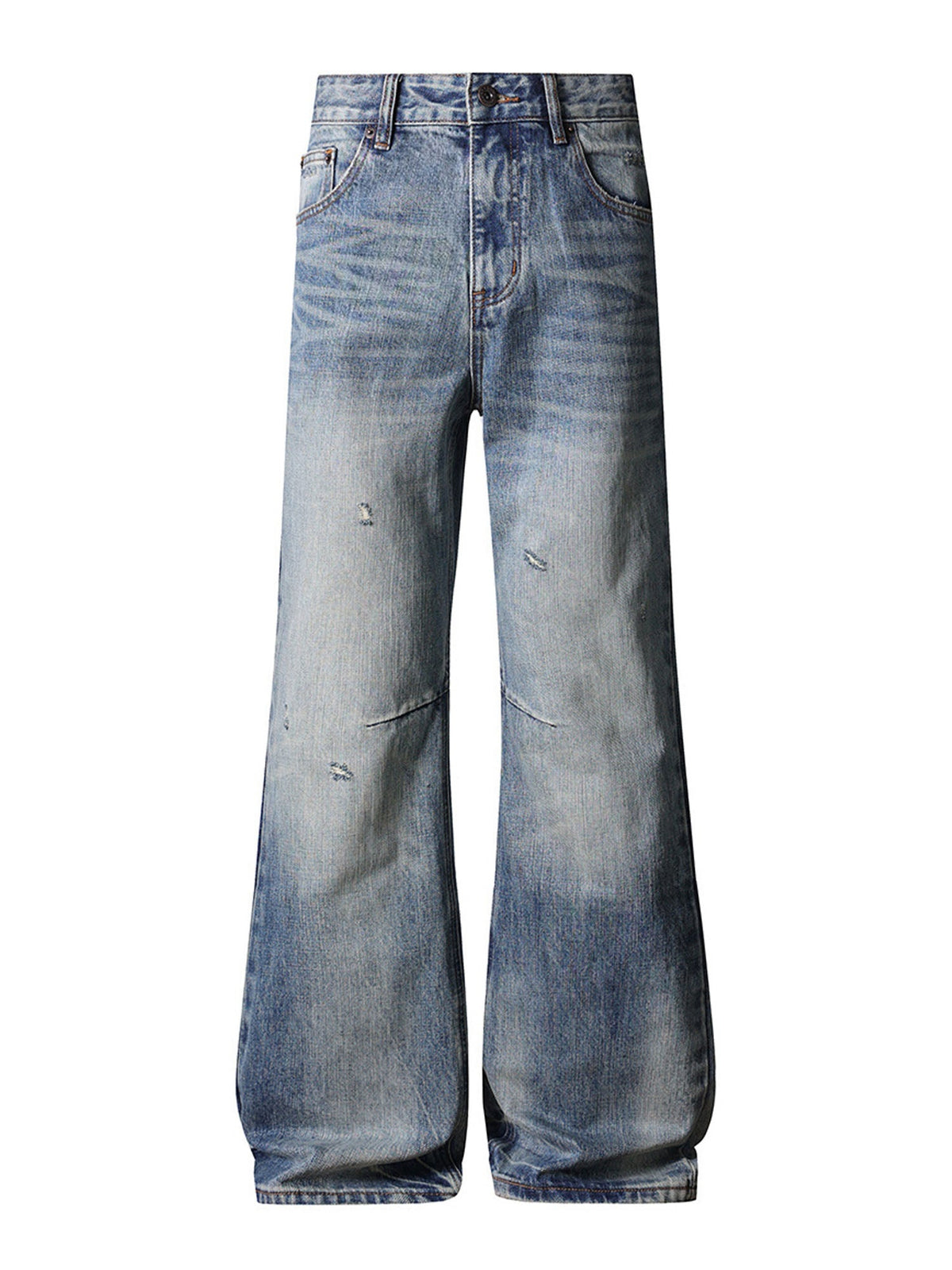 UNDEVELOPED INDIGO DISTRESSED BOOTCUT DENIM - AVBL MRKT (1)