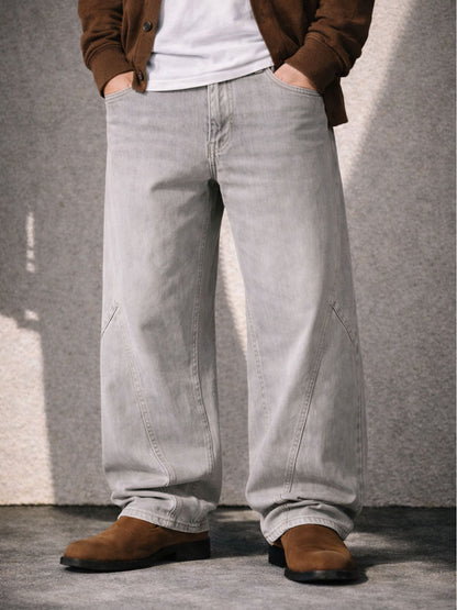 UNDEVELOPED IVORY BAGGY DENIM - AVBL MRKT (2)
