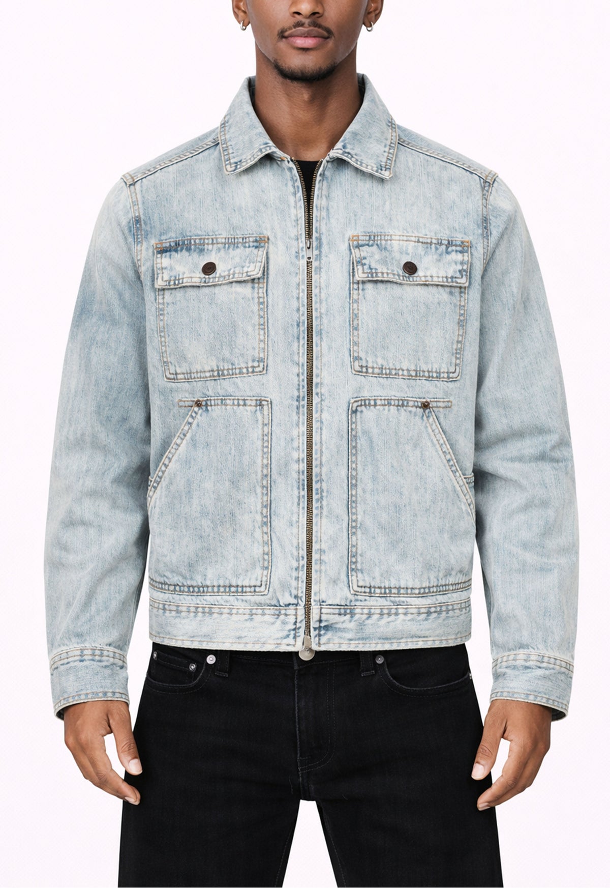 UNDEVELOPED LIGHT DENIM JACKET - AVBL MRKT (2)