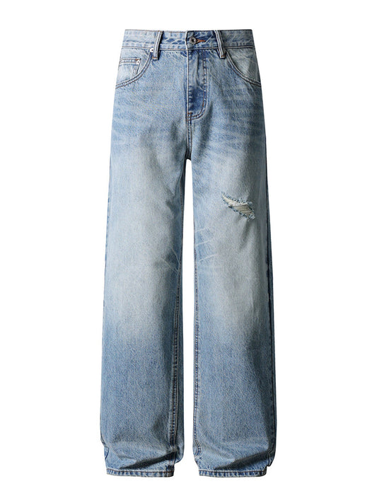 UNDEVELOPED LIGHT WAS DISTRESSED RELAXED DENIM - AVBL MRKT (1)