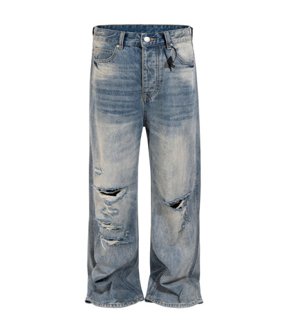 UNDEVELOPED LIGHT WASH DESTROYED DENIM - AVBL MRKT (1)