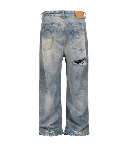 UNDEVELOPED LIGHT WASH DESTROYED DENIM - AVBL MRKT (2)